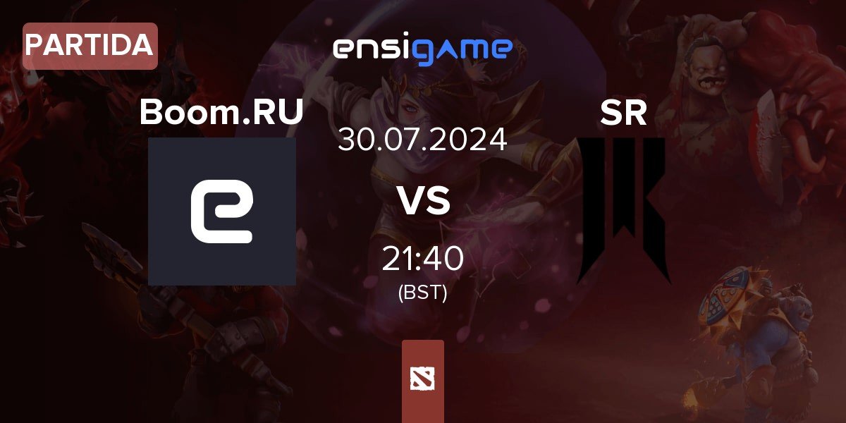 Partida Boom eSports Boom.RU vs Shopify Rebellion SR | 30.07