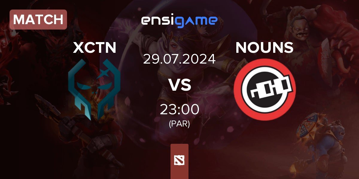 Match Execration XCTN vs nouns NOUNS | 29.07