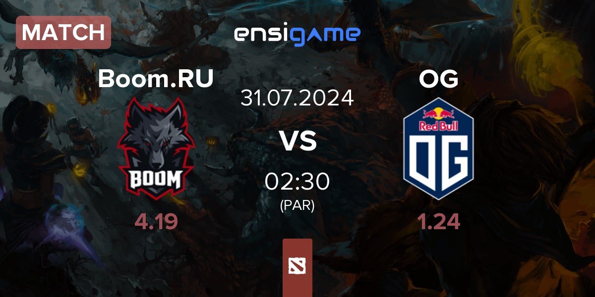 Match Boom eSports Boom.RU vs OG | 31.07