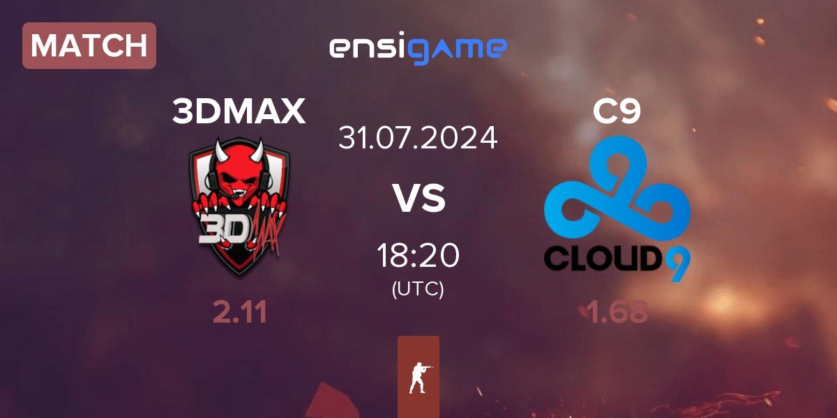 Match 3DMAX vs Cloud9 C9 | 31.07