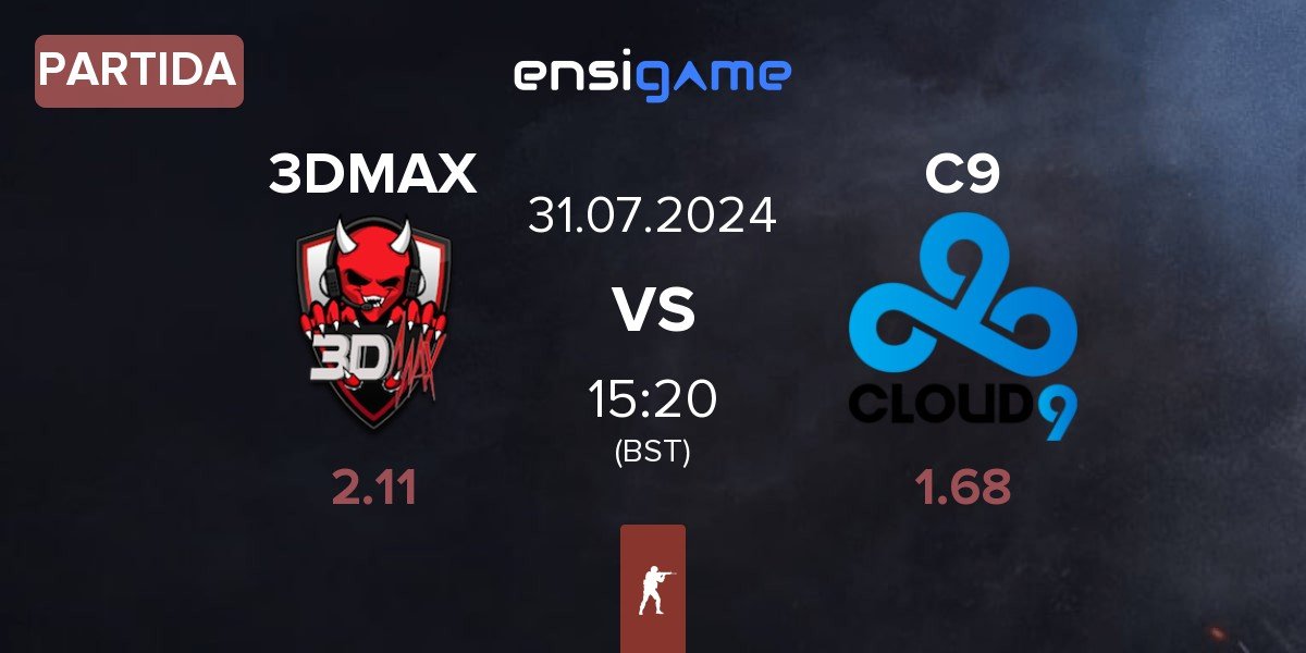 Partida 3DMAX vs Cloud9 C9 | 31.07