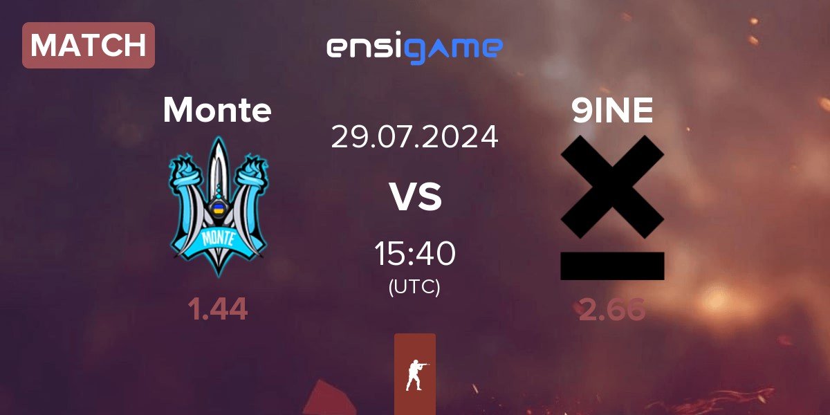 Match Monte vs 9INE | 29.07