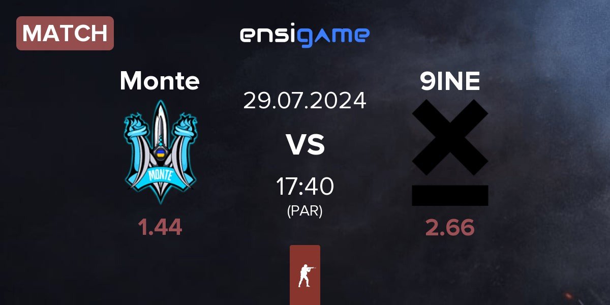 Match Monte vs 9INE | 29.07