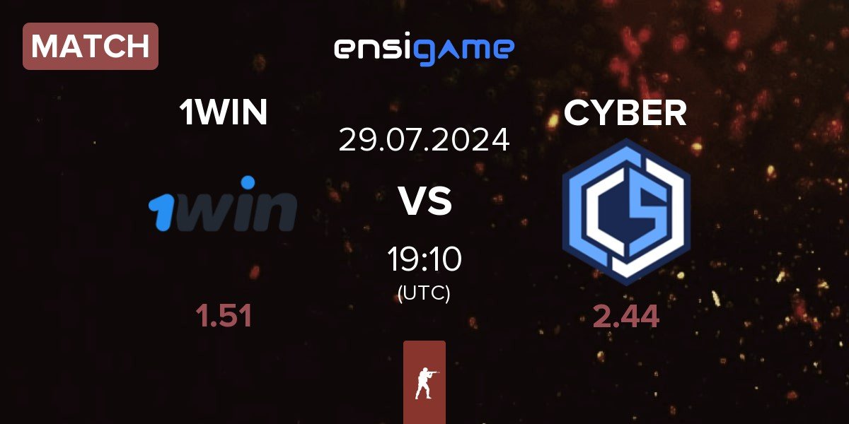 Match 1WIN vs CYBERSHOKE Esports CS | 29.07