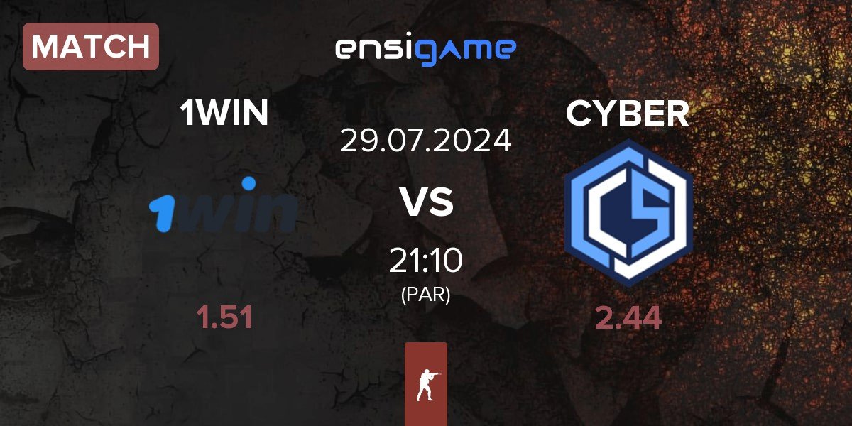 Match 1WIN vs CYBERSHOKE Esports CS | 29.07