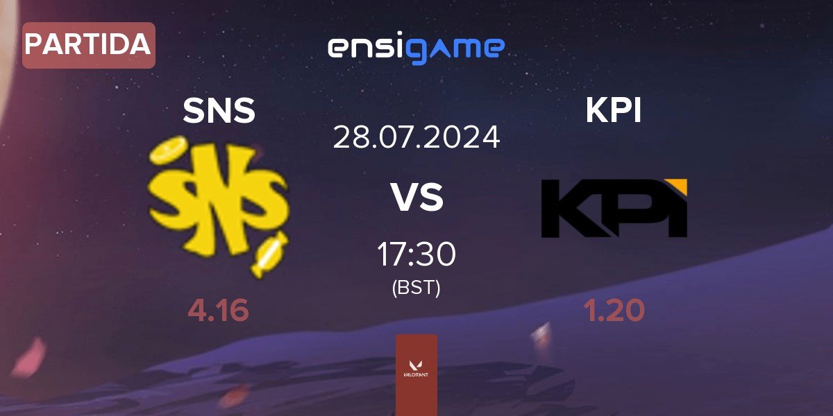 Partida SweetNSour SNS vs KPI Gaming KPI | 28.07