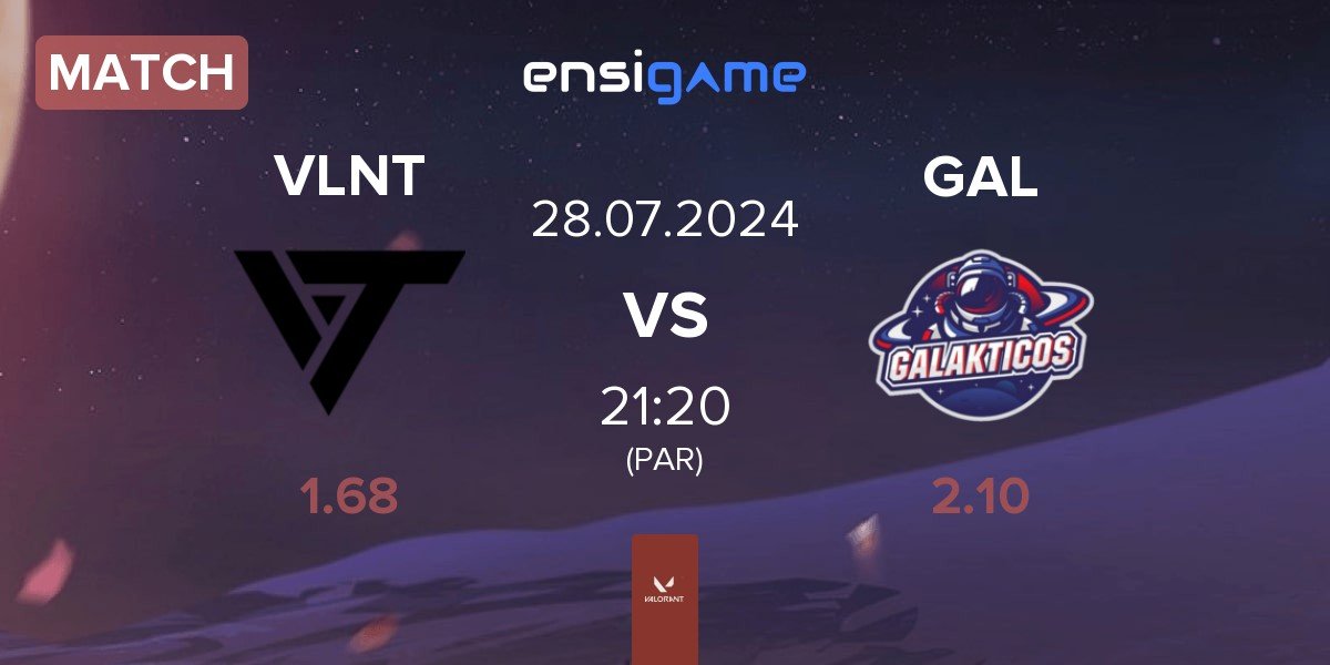 Match Valiant VLNT vs Galakticos GAL | 28.07