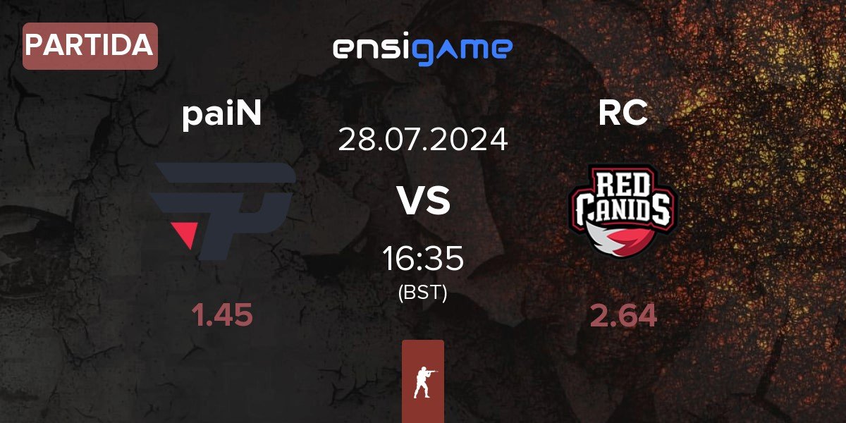 Partida paiN Gaming paiN vs Red Canids RC | 28.07