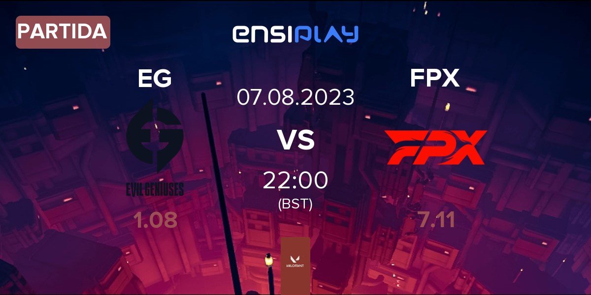 Partida Evil Geniuses EG vs FunPlus Phoenix FPX | 07.08