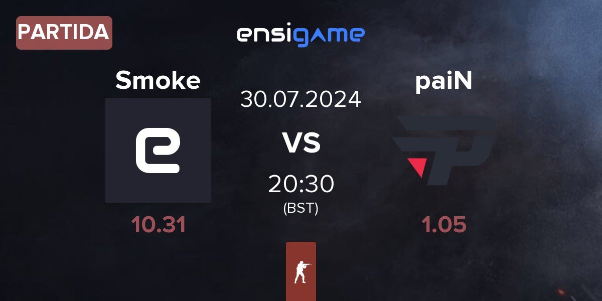 Partida Smoke Gaming Smoke vs paiN Gaming paiN | 30.07