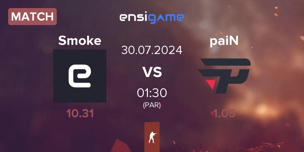 Match Smoke Gaming Smoke vs paiN Gaming paiN | 30.07