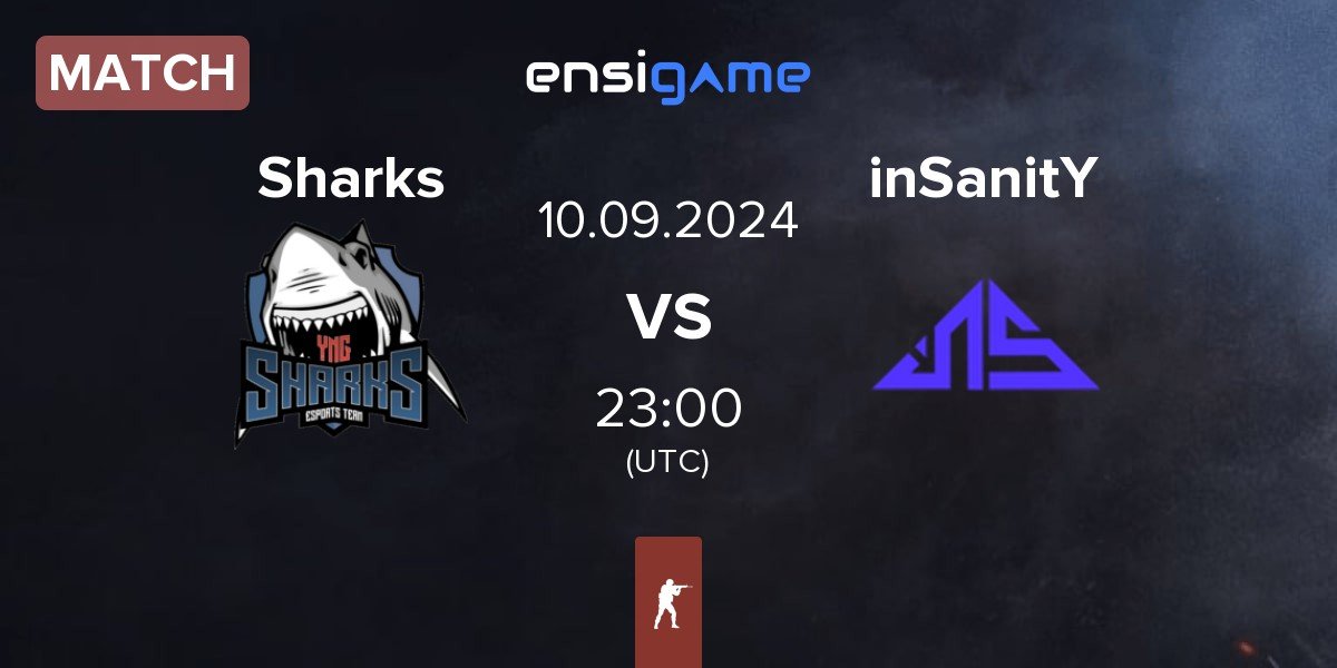 Match Sharks Esports Sharks vs inSanitY Sports inSanitY | 10.09