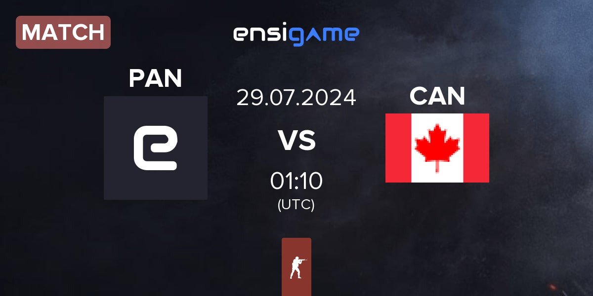 Match Team Panama PAN vs Canada CAN | 29.07