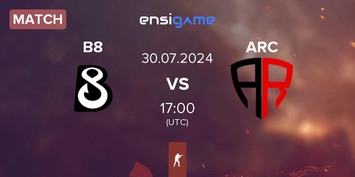 Match B8 vs ARCRED | 30.07