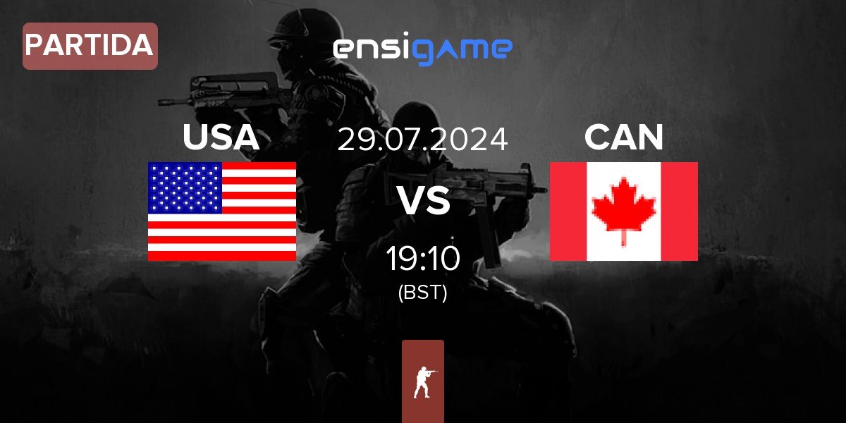 Partida United States of America USA vs Canada CAN | 29.07