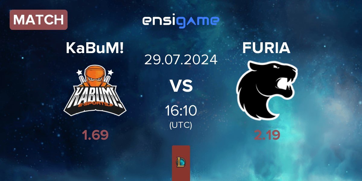 Match KaBuM! eSports KaBuM! vs FURIA Esports FURIA | 29.07