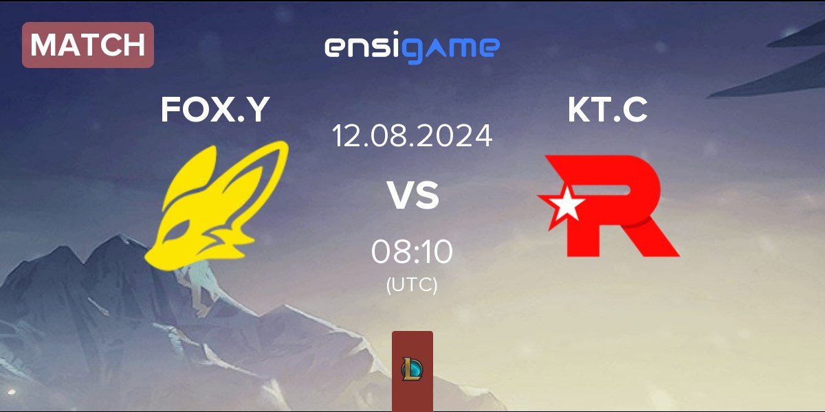 Match BNK FearX Youth FOX.Y vs KT Rolster Challengers KT.C | 12.08