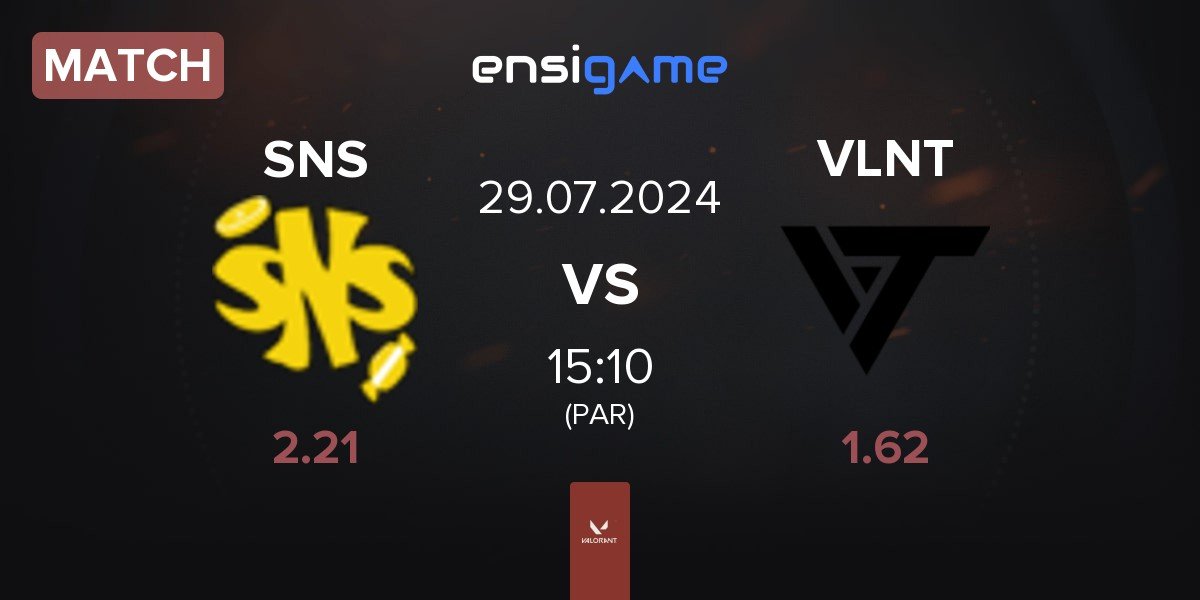 Match SweetNSour SNS vs Valiant VLNT | 29.07