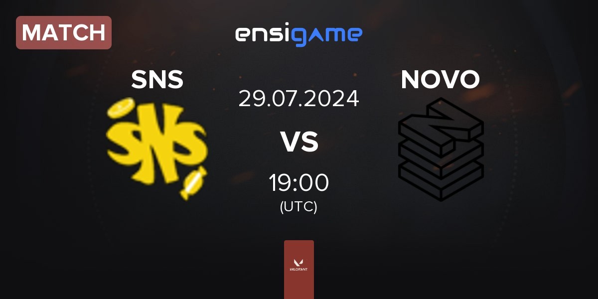 Match SweetNSour SNS vs NOVO Esports NOVO | 29.07