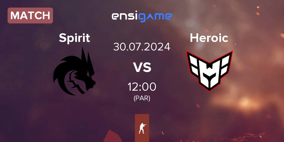 Match Team Spirit Spirit vs Heroic | 30.07