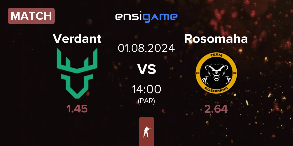 Match Verdant vs ROSOMAHA Rosomaha | 01.08