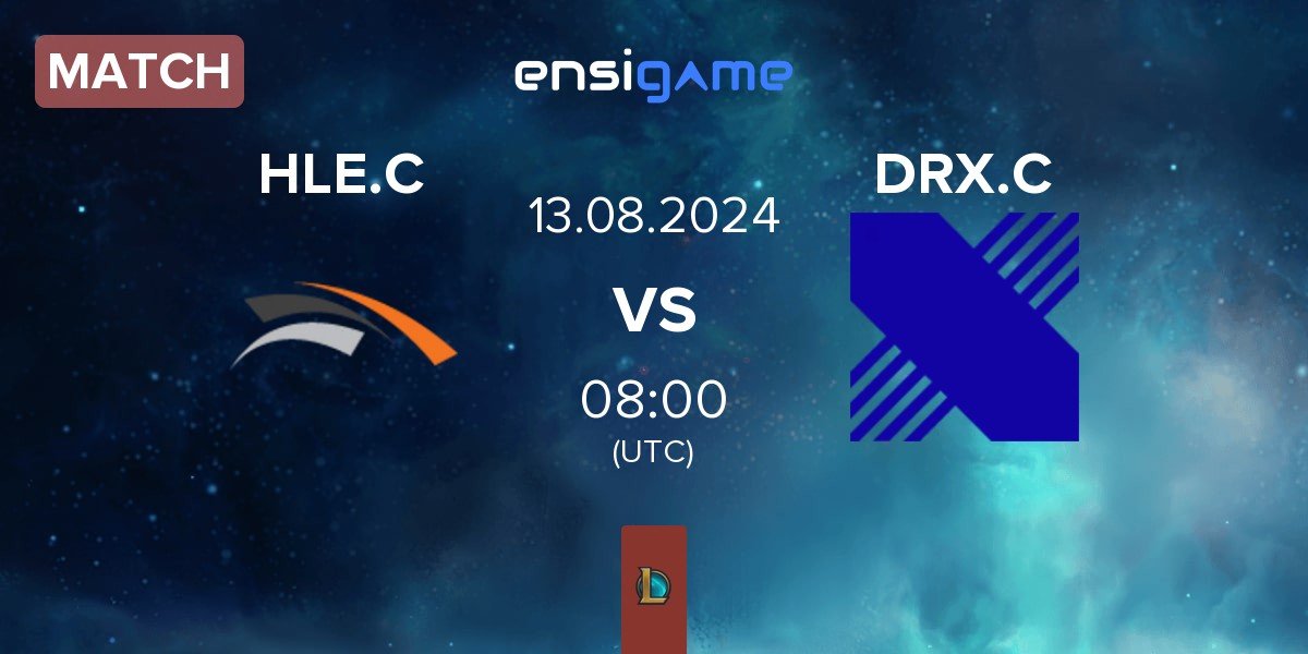 Match Hanwha Life Esports Challengers HLE.C vs DRX Challengers DRX.C | 13.08