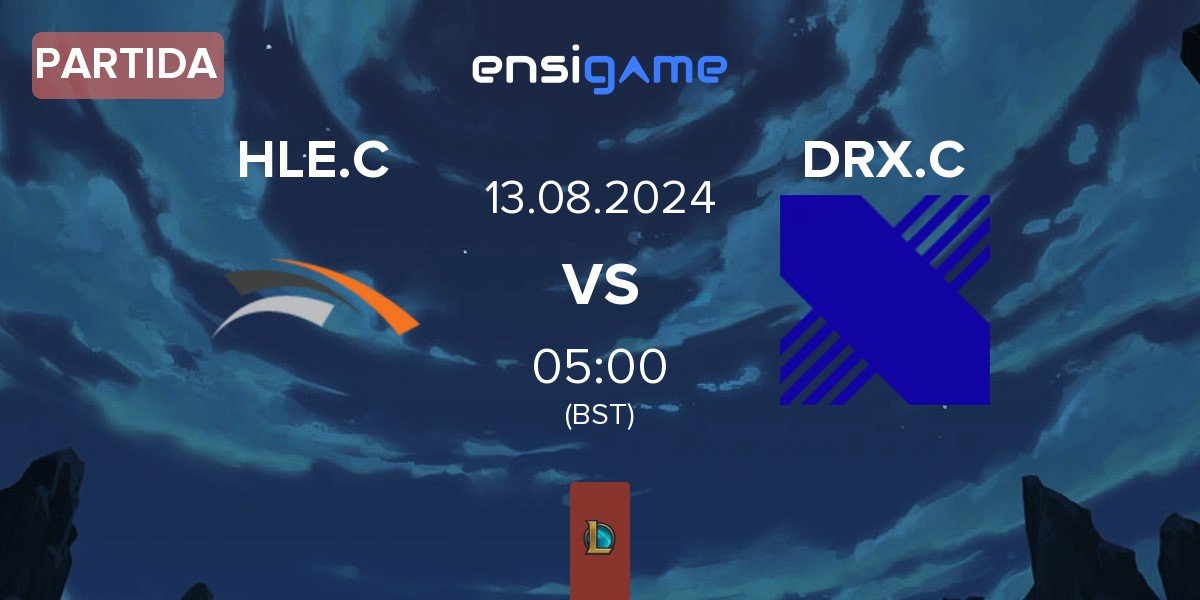 Partida Hanwha Life Esports Challengers HLE.C vs DRX Challengers DRX.C | 13.08