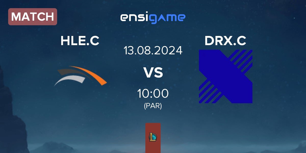 Match Hanwha Life Esports Challengers HLE.C vs DRX Challengers DRX.C | 13.08