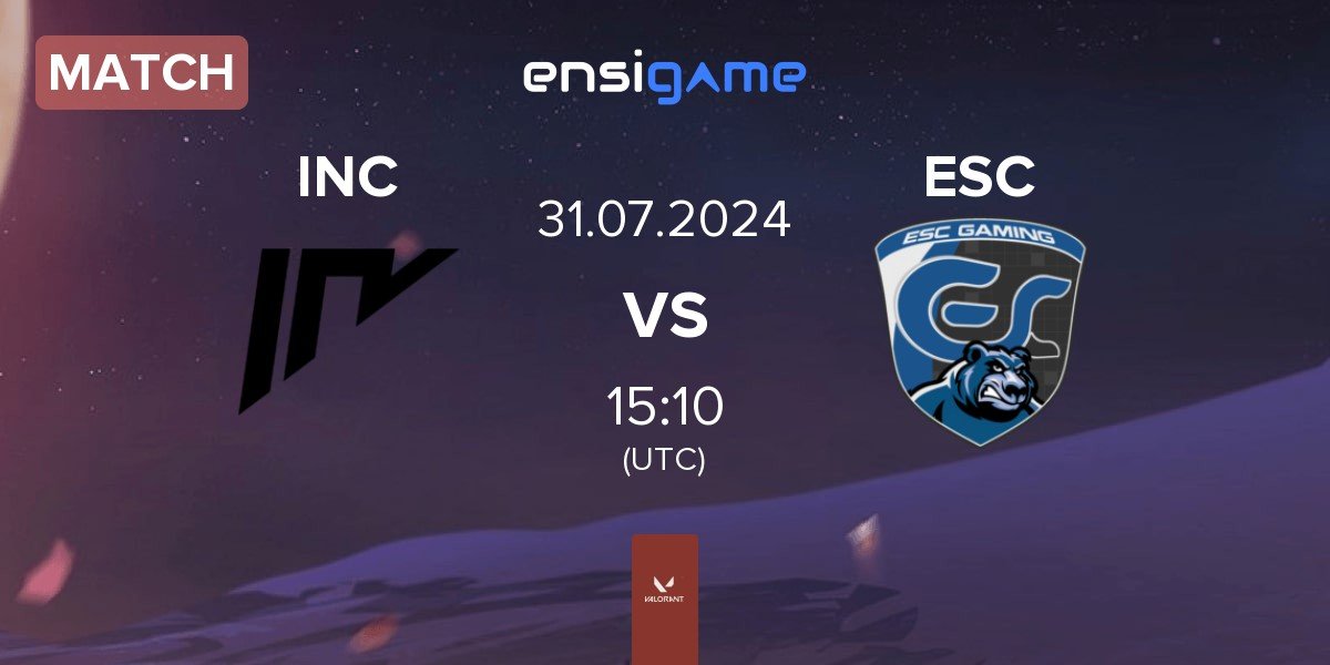 Match Incognito INC vs ESC Gaming ESC | 31.07