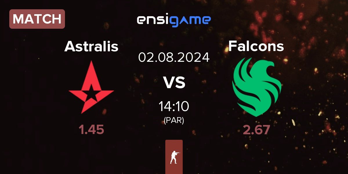 Match Astralis vs Team Falcons Falcons | 02.08