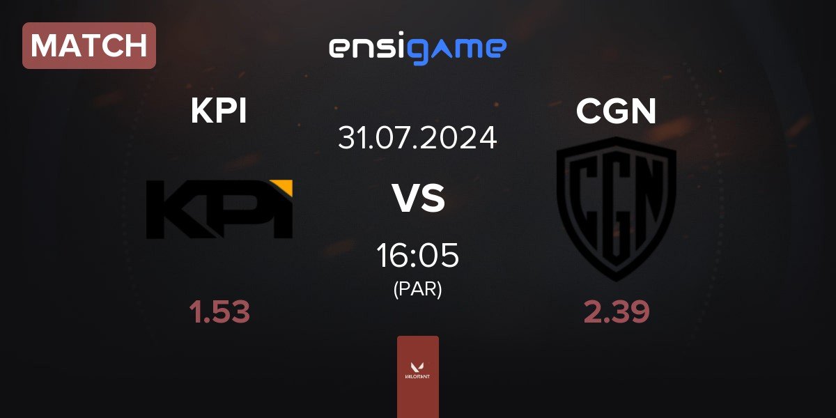 Match KPI Gaming KPI vs CGN Esports CGN | 31.07