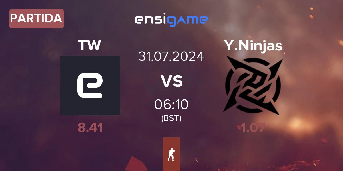 Partida Team Wingman TW vs Young Ninjas YN | 31.07