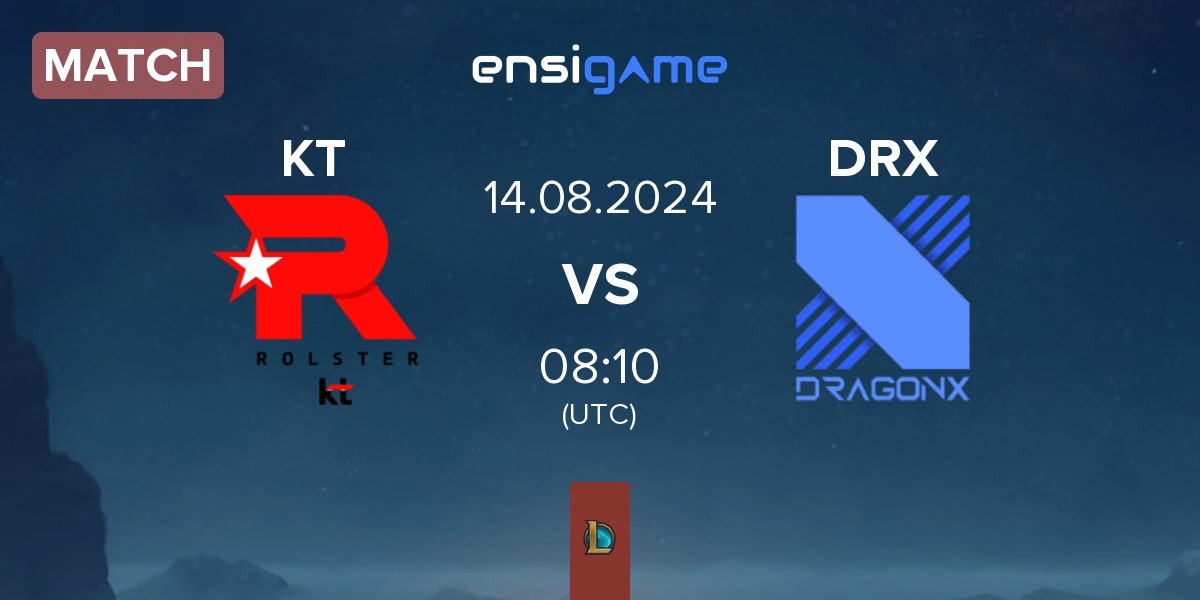 Match KT Rolster KT vs DRX | 14.08