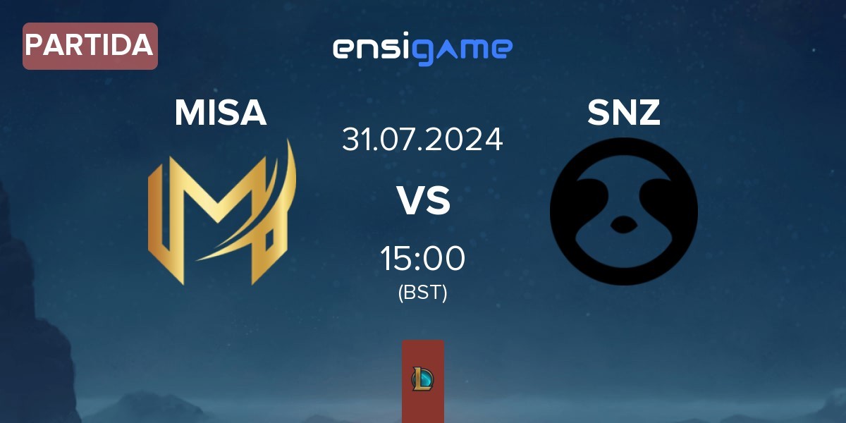 Partida Misa Esports MISA vs SNOOZE esports SNZ | 31.07