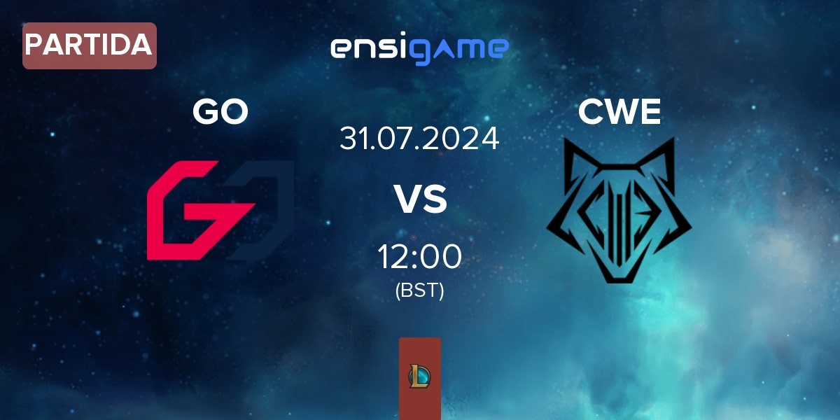 Partida Team GO GO vs Cyber Wolves CWE | 31.07