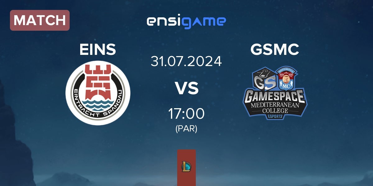 Match Eintracht Spandau EINS vs Gamespace MCE GSMC | 31.07