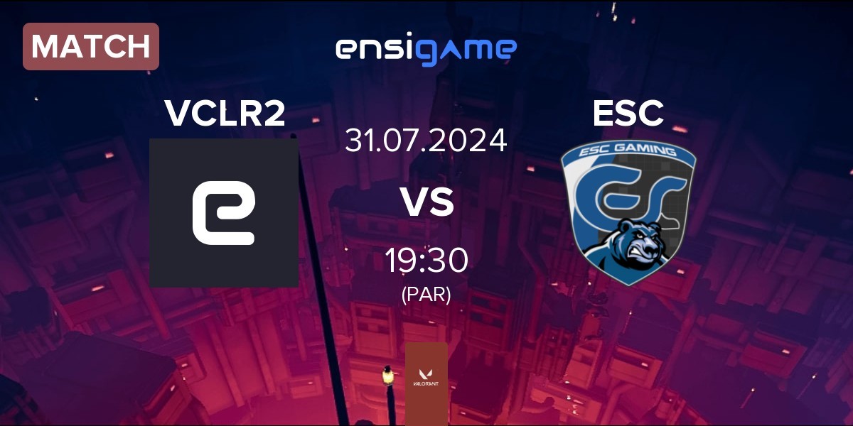 Match VCL REJECTS 2.0 VCLR2 vs ESC Gaming ESC | 31.07