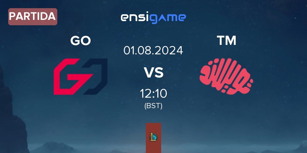 Partida Team GO GO vs Twisted Minds TM | 01.08