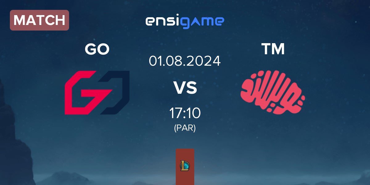 Match Team GO GO vs Twisted Minds TM | 01.08