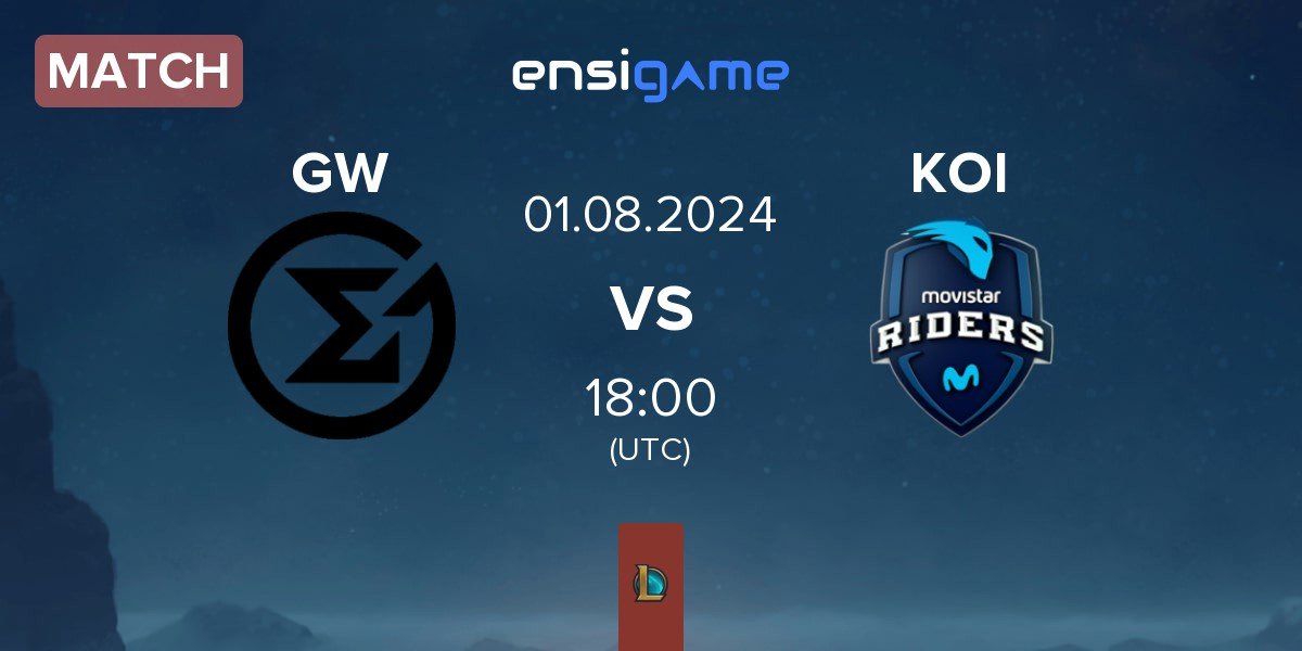 Match GameWard GW vs Movistar KOI KOI | 01.08