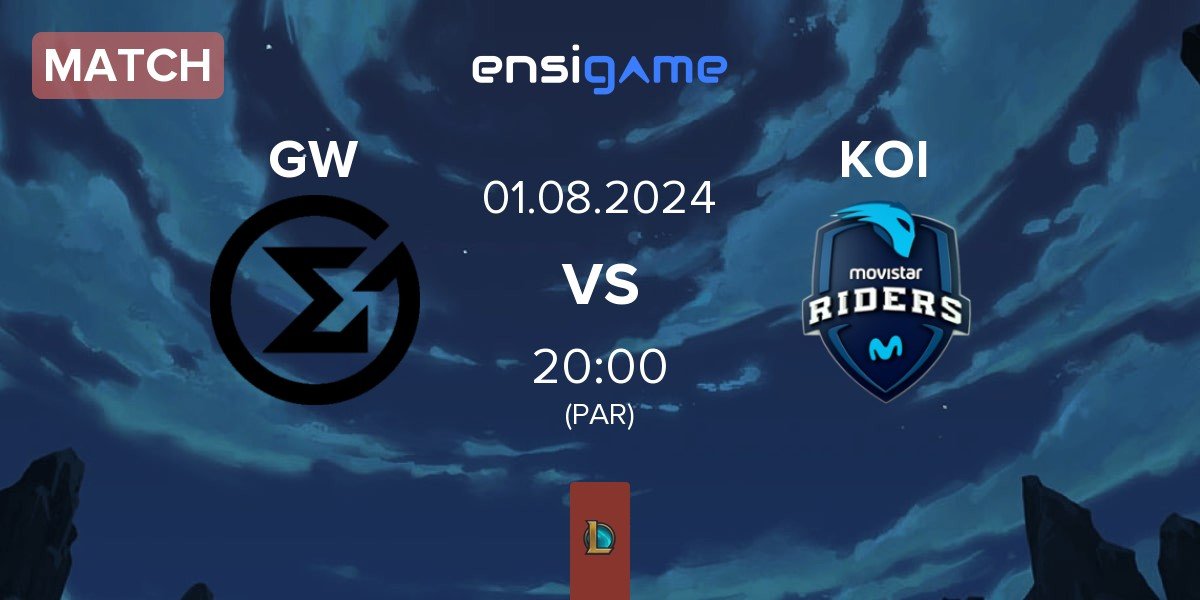 Match GameWard GW vs Movistar KOI KOI | 01.08