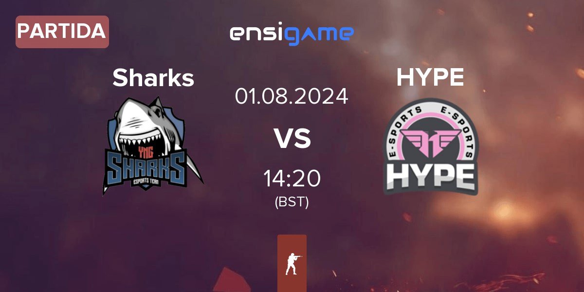 Partida Sharks Esports Sharks vs Hype Esports HYPE | 01.08