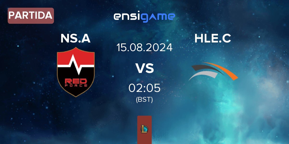 Partida Nongshim Esports Academy NS.A vs Hanwha Life Esports Challengers HLE.C | 15.08