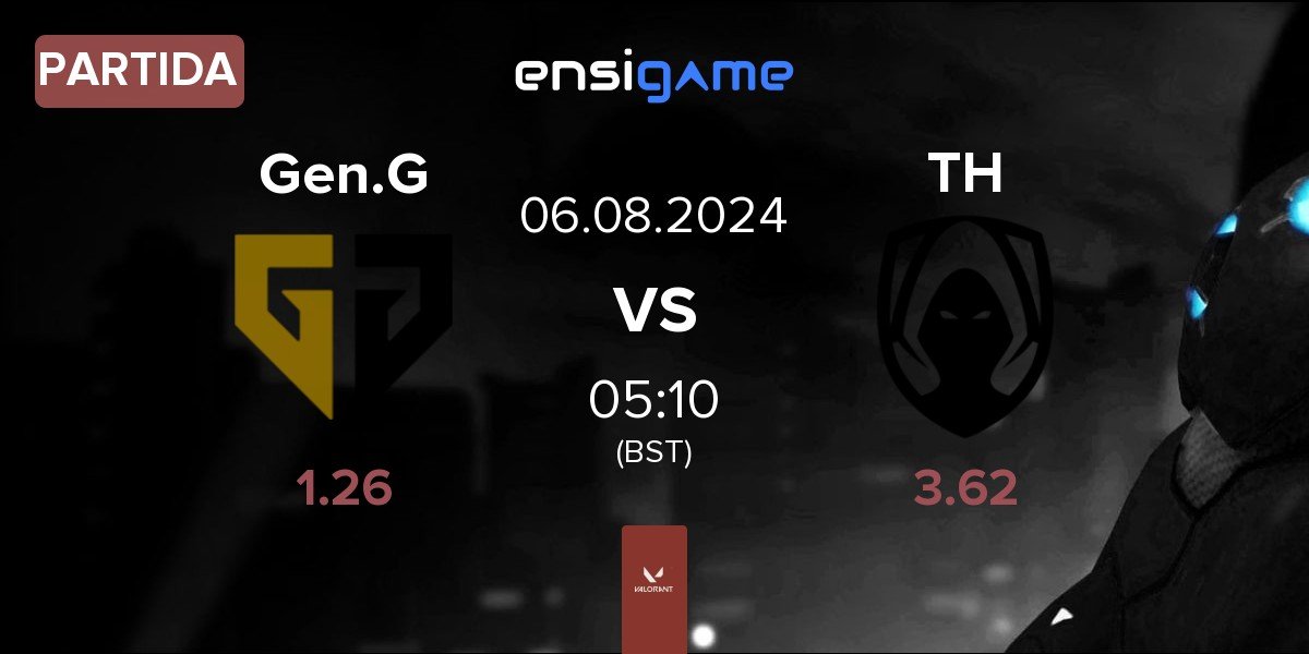 Partida Gen.G Esports Gen.G vs Team Heretics TH | 06.08