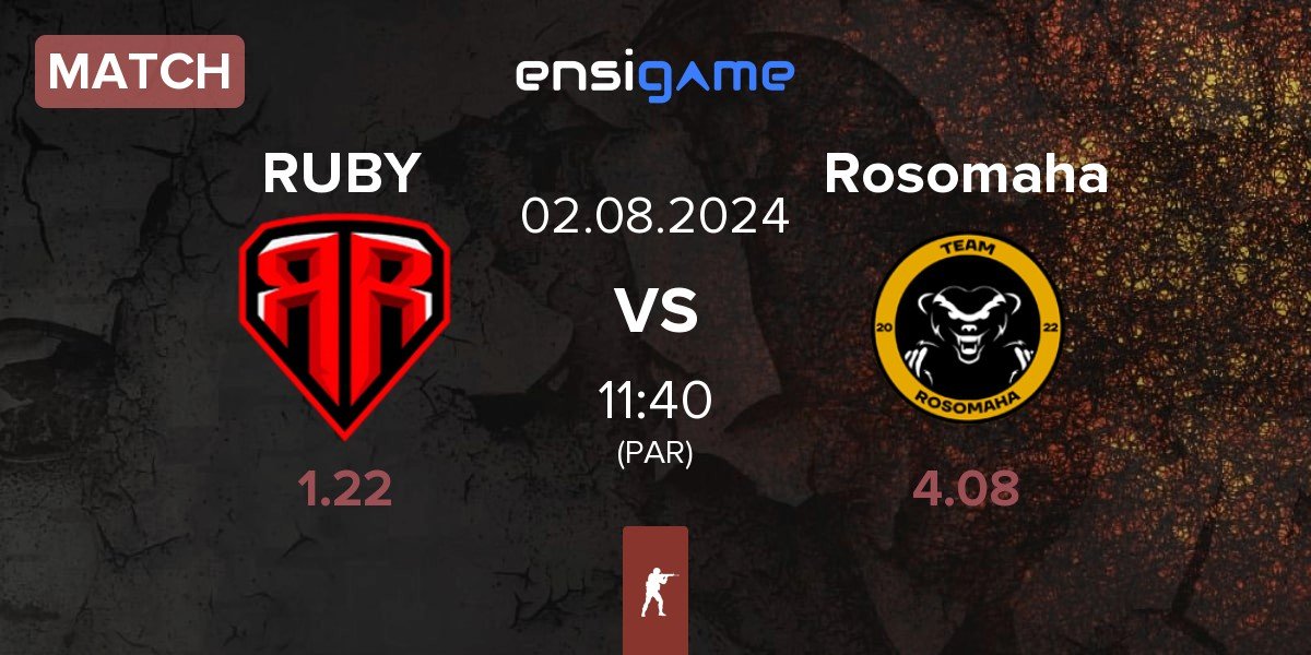 Match RUBY vs ROSOMAHA Rosomaha | 02.08