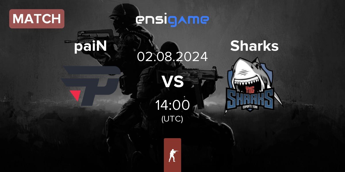 Match paiN Gaming paiN vs Sharks Esports Sharks | 02.08