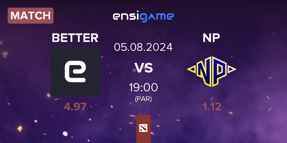 Match JustBetter BETTER vs Night Pulse NP | 05.08