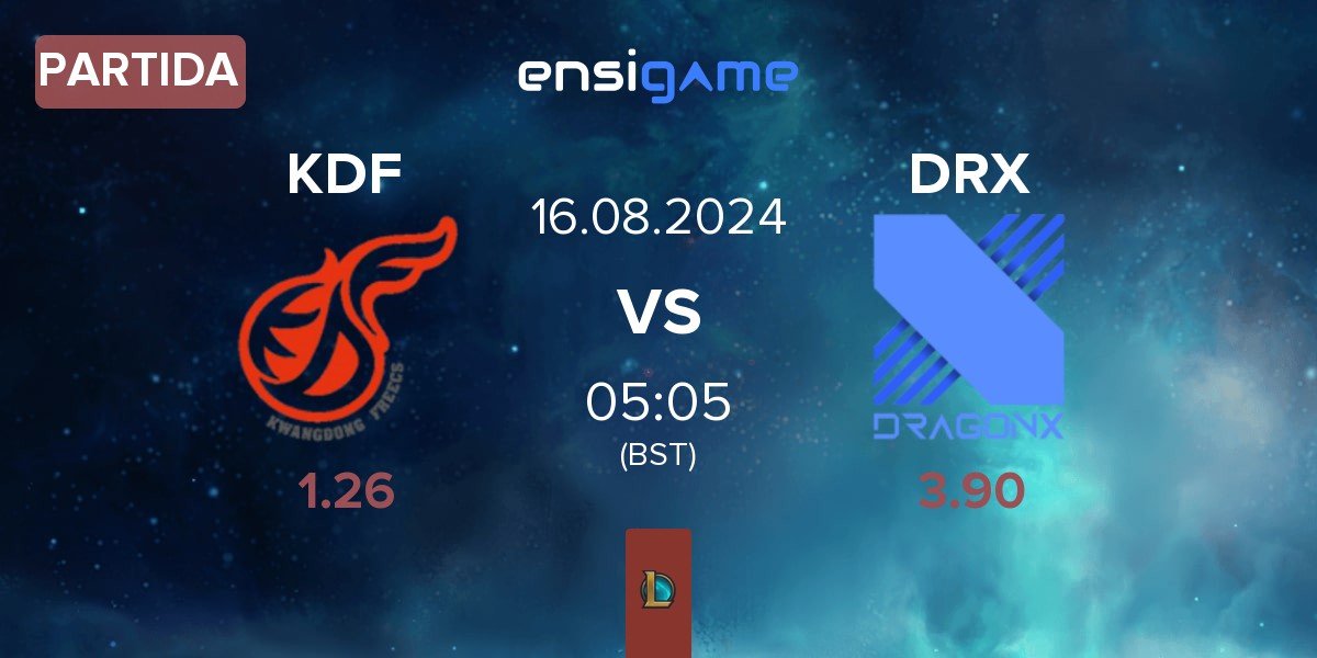 Partida Kwangdong Freecs KDF vs DRX | 16.08