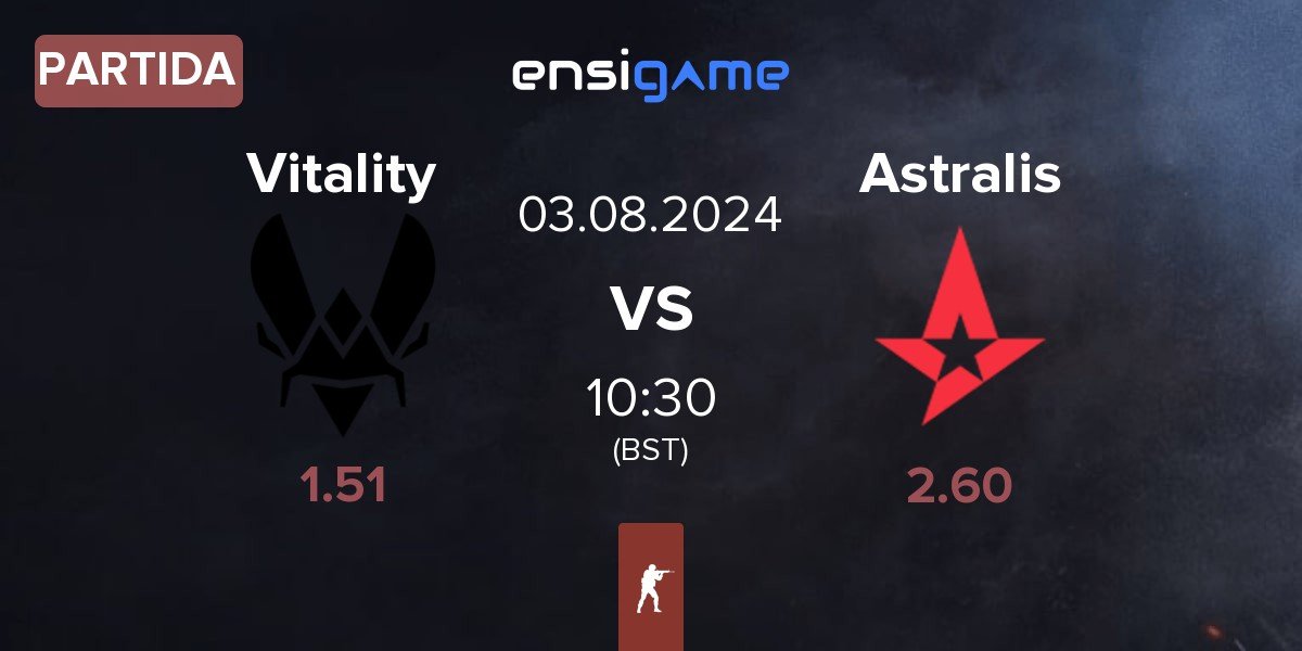 Partida Team Vitality Vitality vs Astralis | 03.08