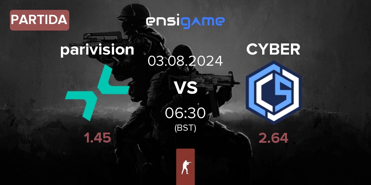 Partida PARIVISION parivision vs CYBERSHOKE Esports CS | 03.08